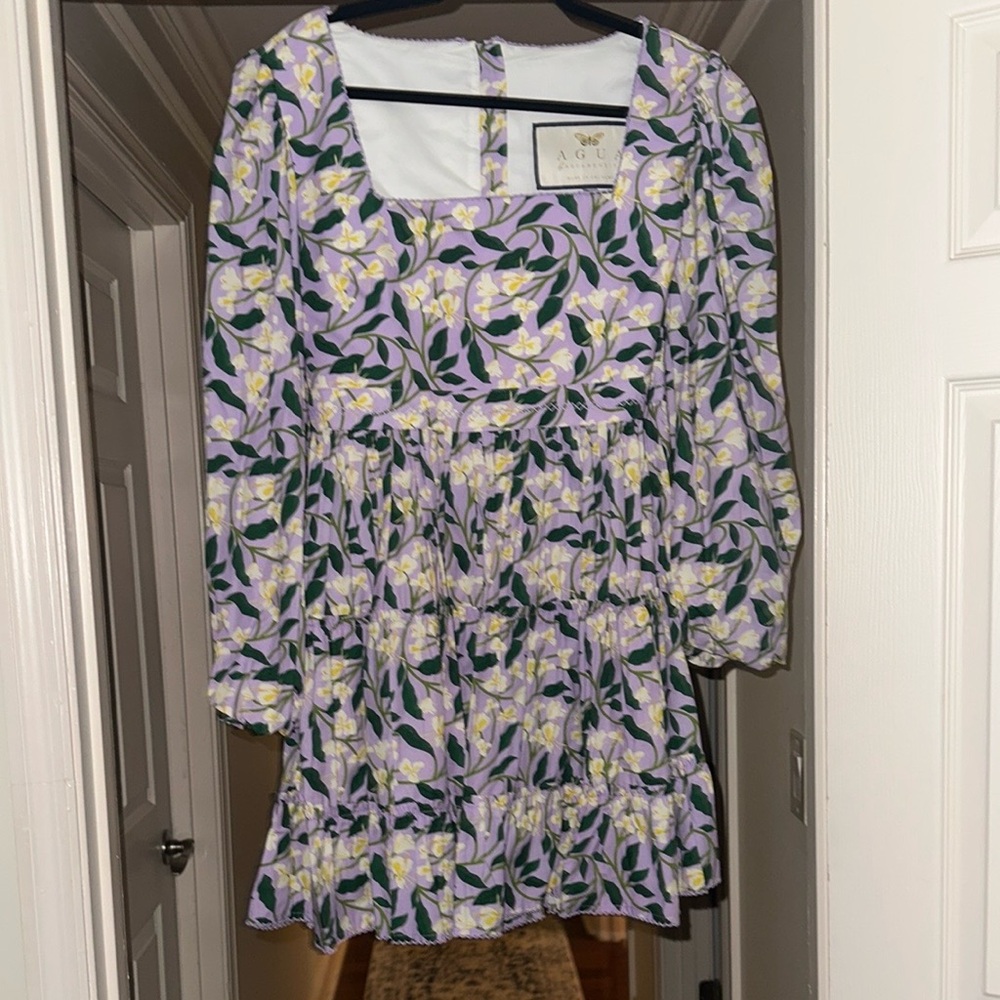 NWT Agua bendita size XL Avena Dos gardenias dress